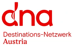 Das Bild zeigt das Logo des Destinations-Netzwerk Austria (dna)